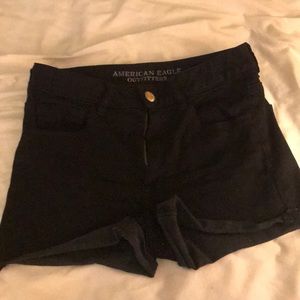 American Eagle Black Jean Shorts